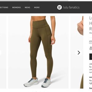 Lululemon fast and free high rise legging